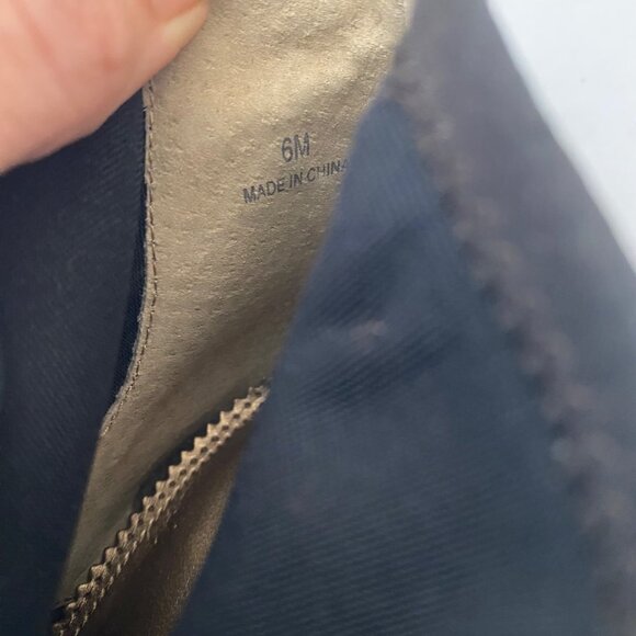 A. Marinelli Ankle Boots Shoes Pointed Toe Brown Crocodile - Picture 10 of 11